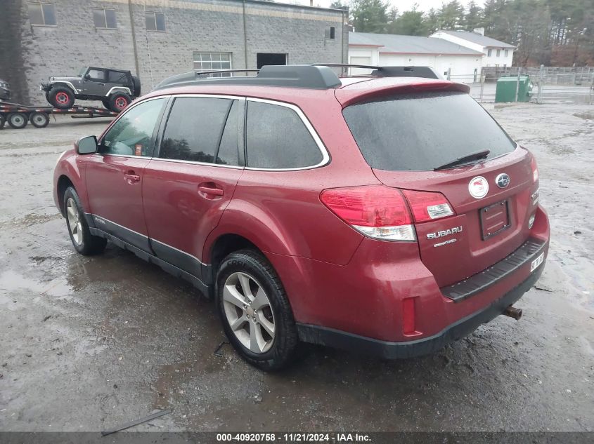 2013 Subaru Outback 2.5I Premium VIN: 4S4BRBCC4D3320793 Lot: 40920758