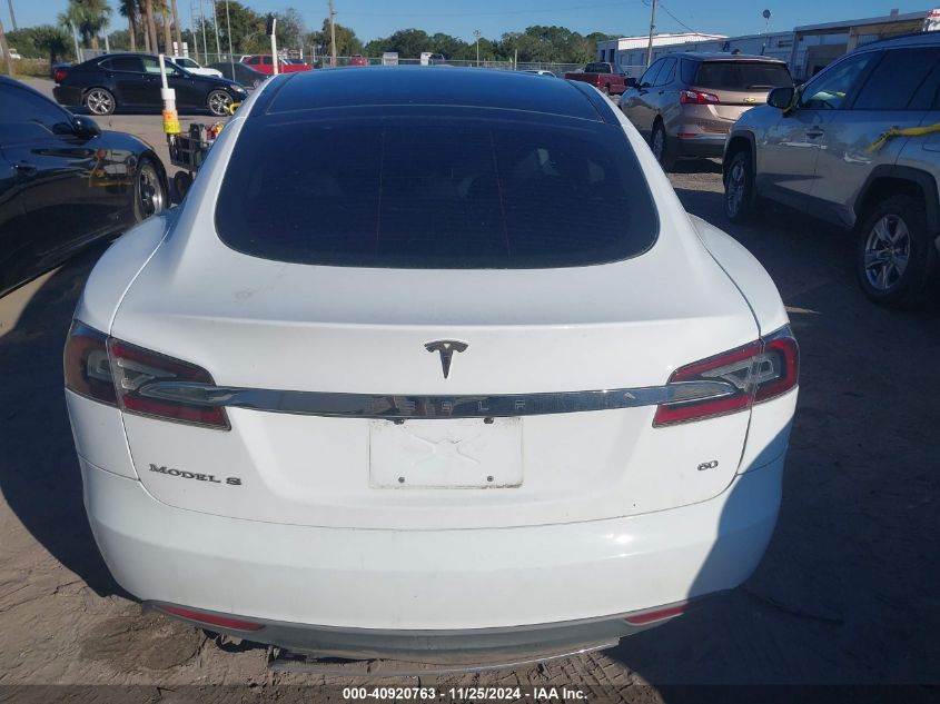 2013 Tesla Model S VIN: 5YJSA1CG6DFP08507 Lot: 40920763