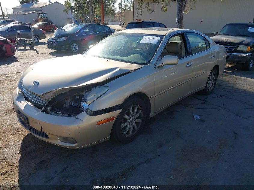 2003 Lexus Es 300 VIN: JTHBF30G130101928 Lot: 40920840