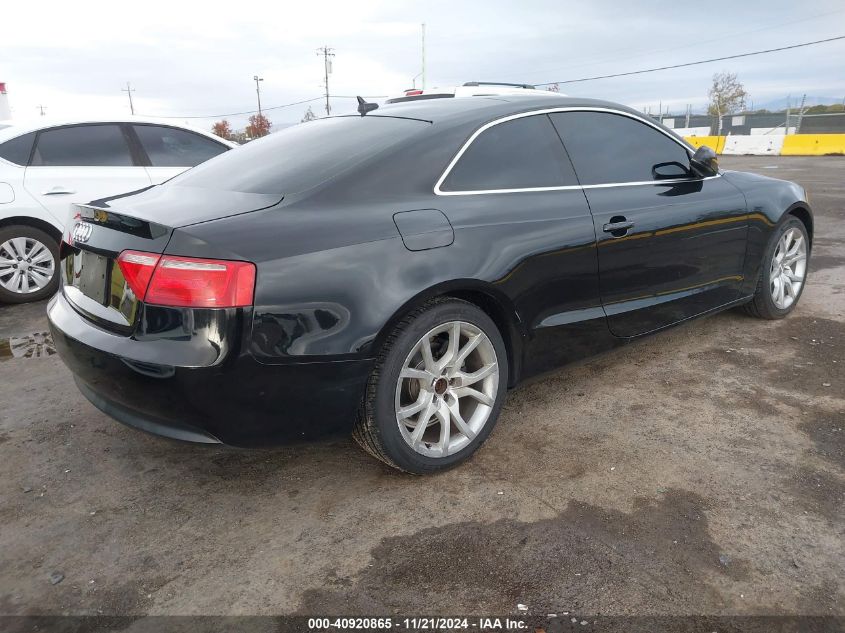 2012 Audi A5 2.0T Premium VIN: WAUCFAFRXCA004270 Lot: 40920865