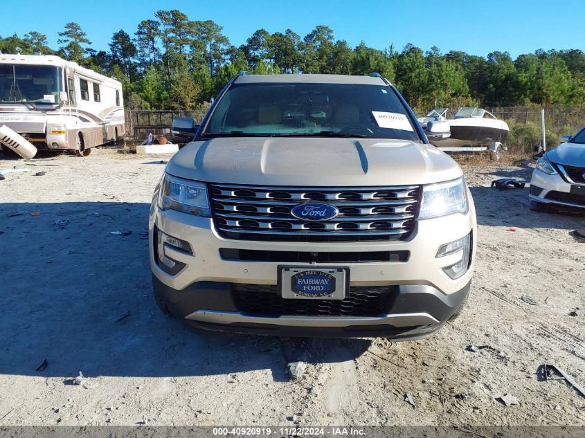 2017 Ford Explorer Limited VIN: 1FM5K7F85HGD35016 Lot: 40920919