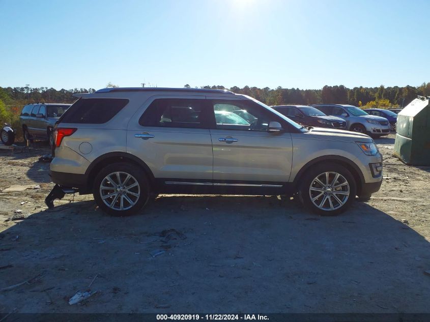 2017 Ford Explorer Limited VIN: 1FM5K7F85HGD35016 Lot: 40920919