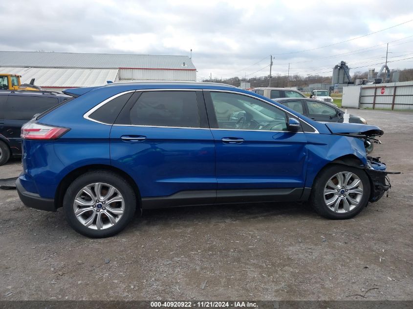 2020 Ford Edge Titanium VIN: 2FMPK4K99LBA61504 Lot: 40920922