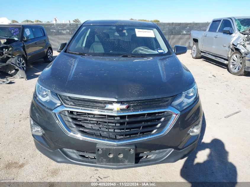 2020 Chevrolet Equinox Fwd Lt 1.5L Turbo VIN: 2GNAXKEVXL6208843 Lot: 40920945