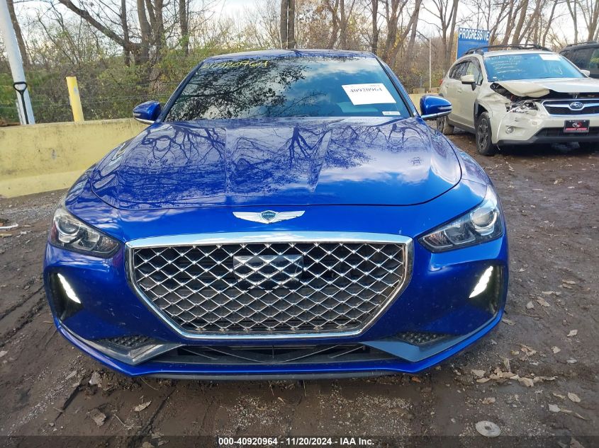 2019 Genesis G70 2.0T Advanced VIN: KMTG64LA2KU029828 Lot: 40920964