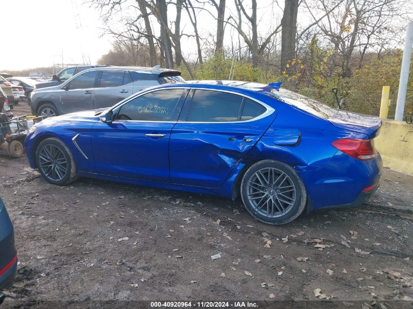 2019 GENESIS G70 VIN: KMTG64LA2KU029828