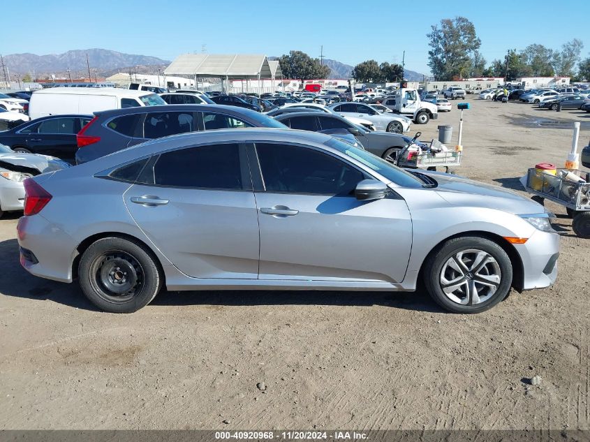 2018 Honda Civic Lx VIN: 19XFC2F53JE019246 Lot: 40920968