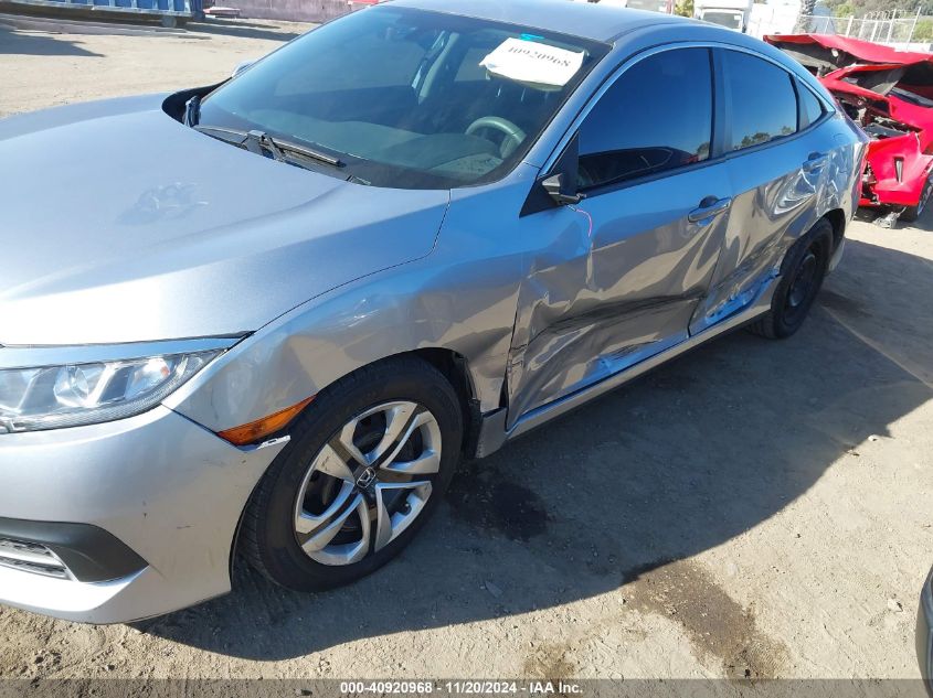 2018 Honda Civic Lx VIN: 19XFC2F53JE019246 Lot: 40920968