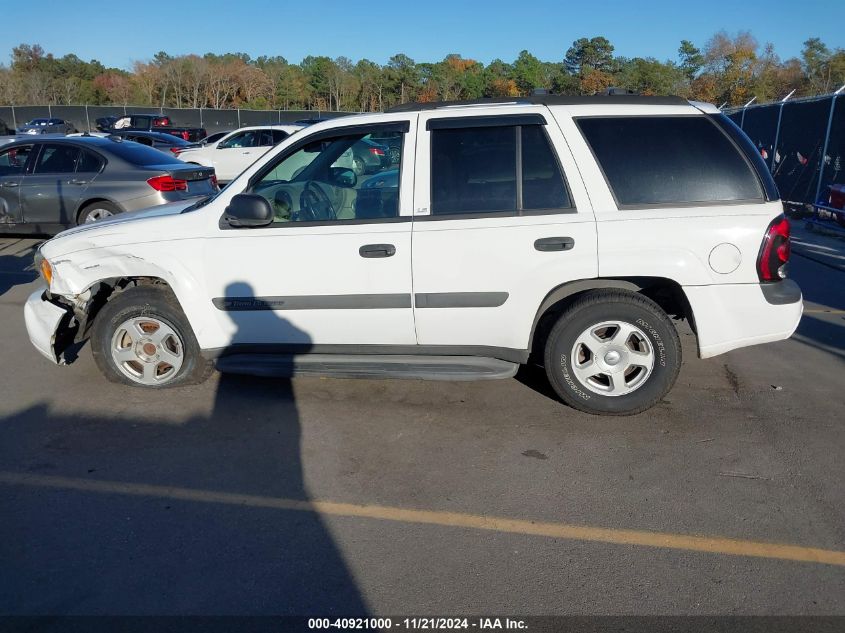 2003 Chevrolet Trailblazer Ls VIN: 1GNDS13S832157970 Lot: 40921000