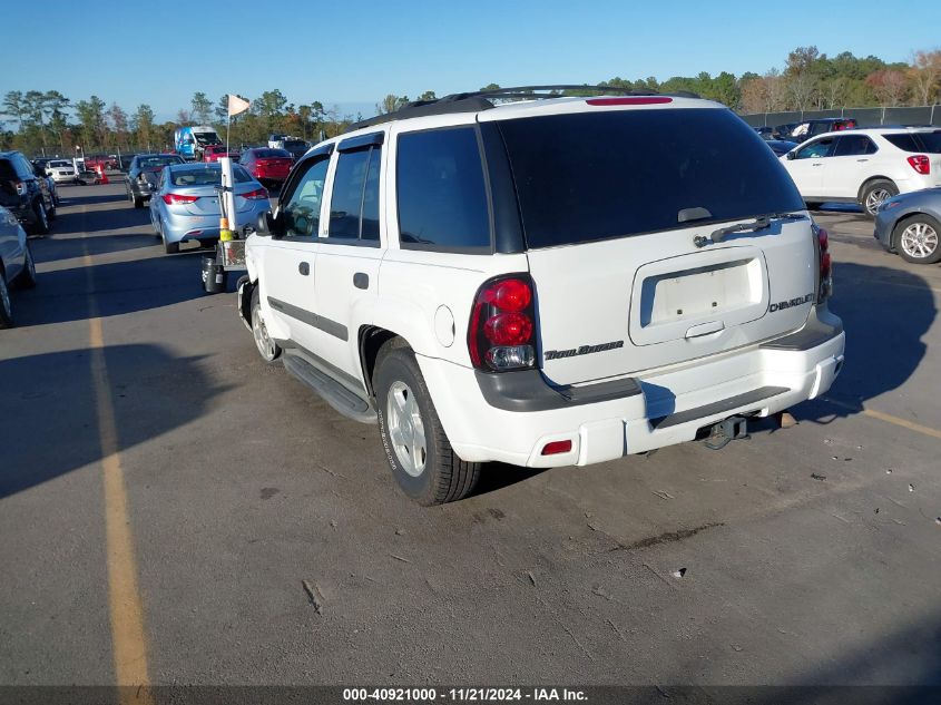 2003 Chevrolet Trailblazer Ls VIN: 1GNDS13S832157970 Lot: 40921000