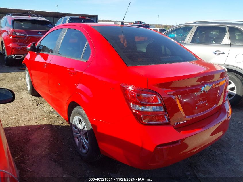 2017 Chevrolet Sonic Ls Auto VIN: 1G1JB5SH9H4146151 Lot: 40921001