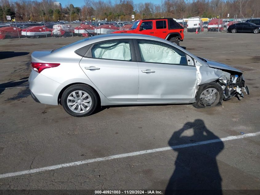 2021 Hyundai Accent Se VIN: 3KPC24A63ME129316 Lot: 40921003