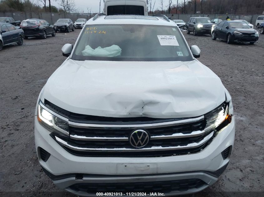 2022 Volkswagen Atlas 3.6L V6 Se W/Technology VIN: 1V2KR2CA1NC555087 Lot: 40921013