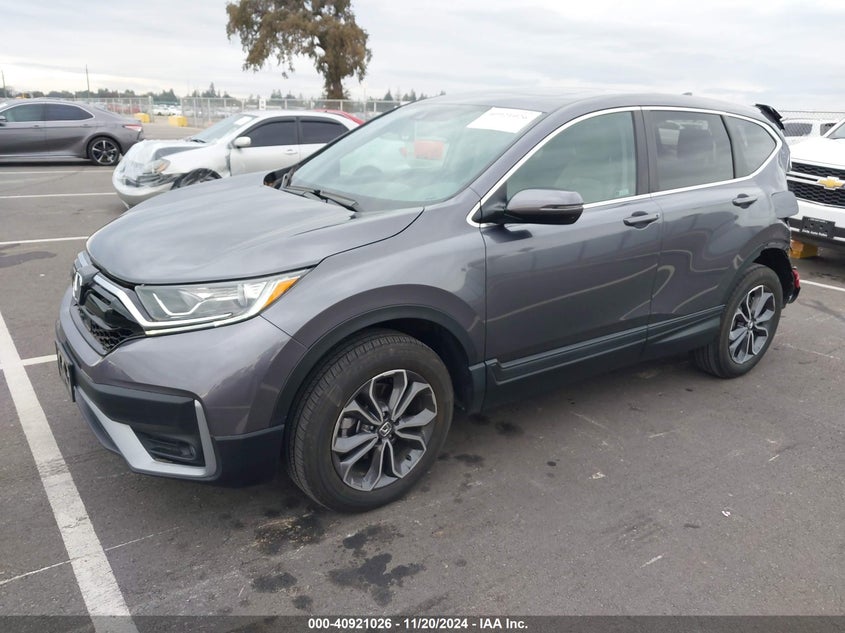 VIN 7FARW2H52NE045942 2022 HONDA CR-V AWD EX