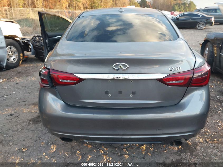 2019 Infiniti Q50 3.0T Luxe VIN: JN1EV7AP8KM515709 Lot: 40921038