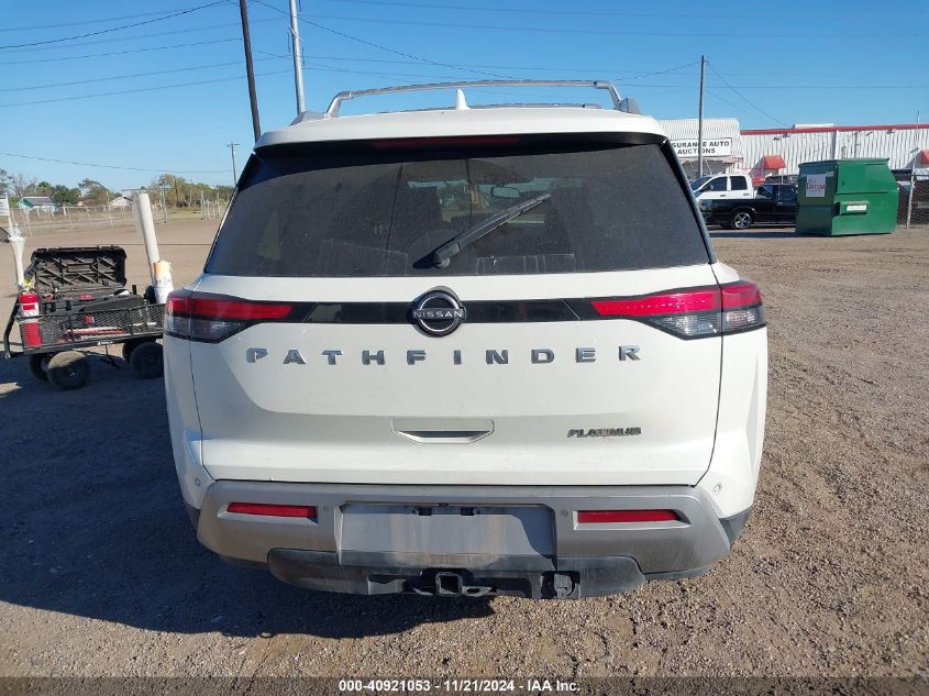 2022 Nissan Pathfinder Platinum 2Wd VIN: 5N1DR3DG9NC263993 Lot: 40921053