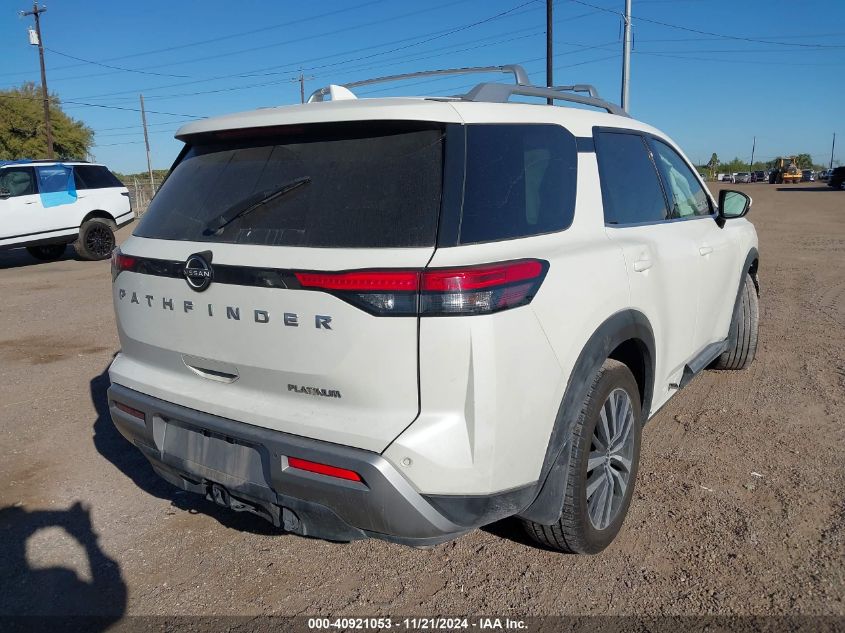 2022 Nissan Pathfinder Platinum 2Wd VIN: 5N1DR3DG9NC263993 Lot: 40921053