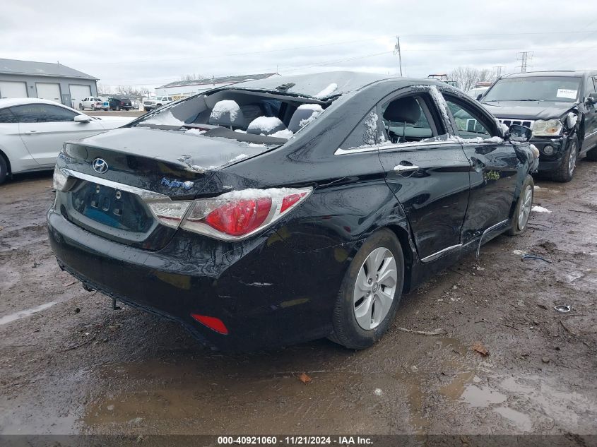 VIN KMHEC4A45EA116992 2014 HYUNDAI SONATA HYBRID no.4