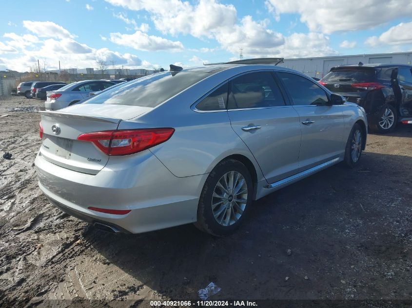 2015 Hyundai Sonata Limited VIN: 5NPE34AF5FH172964 Lot: 40921066