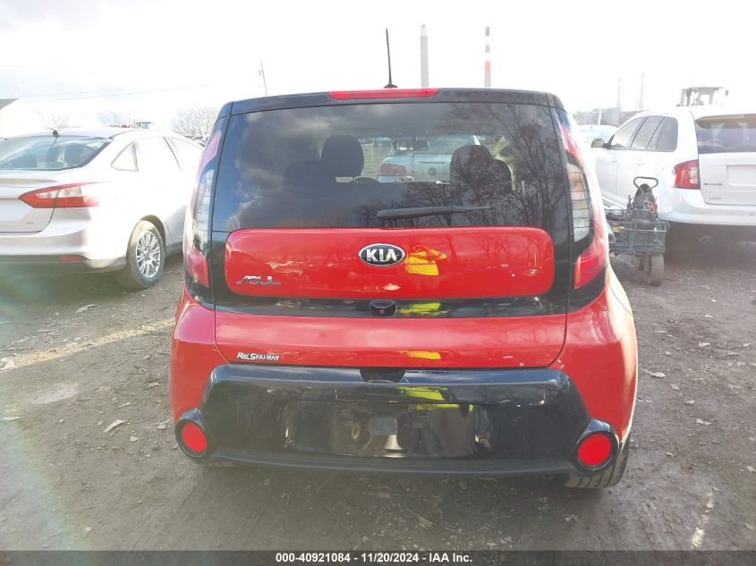 2016 Kia Soul + VIN: KNDJP3A54G7381039 Lot: 40921084