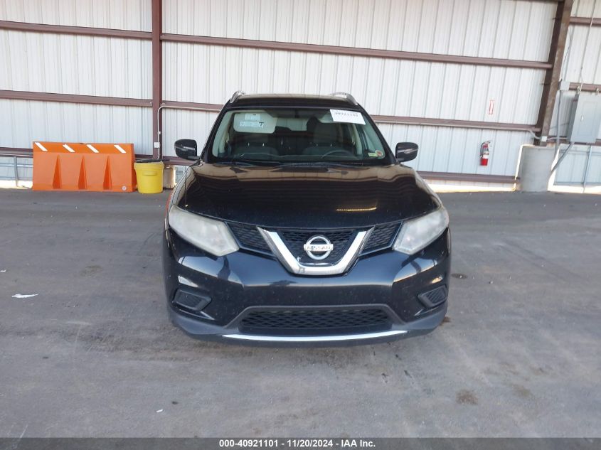 2016 Nissan Rogue Sv VIN: KNMAT2MT9GP641158 Lot: 40921101