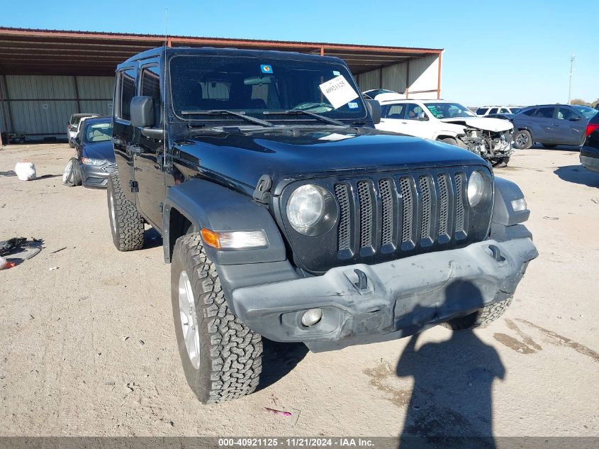 2019 Jeep Wrangler Unlimited Sport S 4X4 VIN: 1C4HJXDG6KW556796 Lot: 40921125