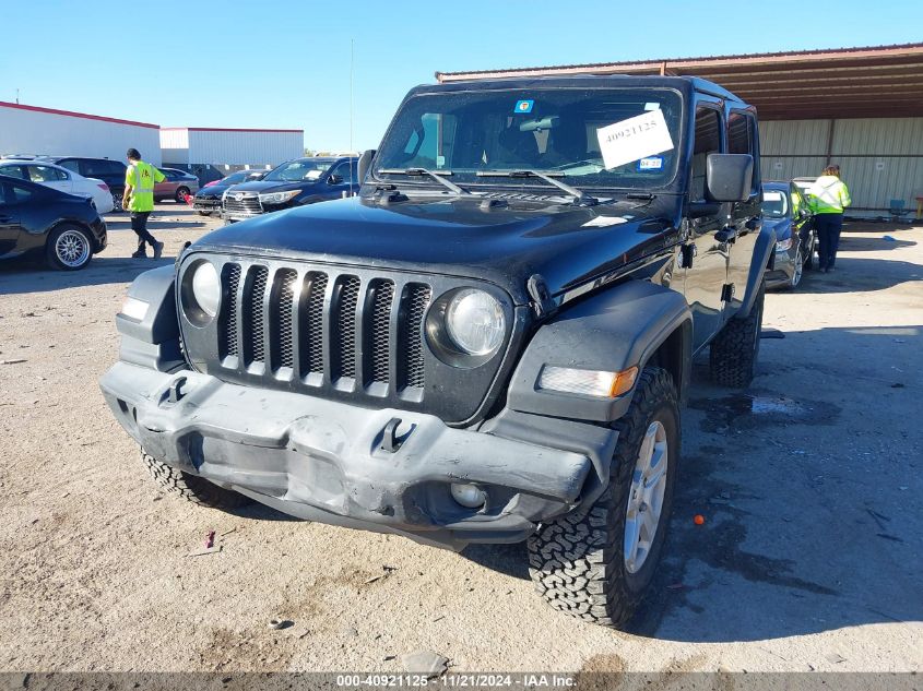 2019 Jeep Wrangler Unlimited Sport S 4X4 VIN: 1C4HJXDG6KW556796 Lot: 40921125