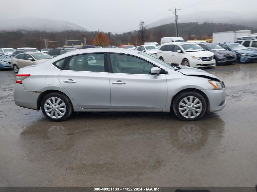 2013 Nissan Sentra S VIN: 3N1AB7AP4DL771625 Lot: 40921133