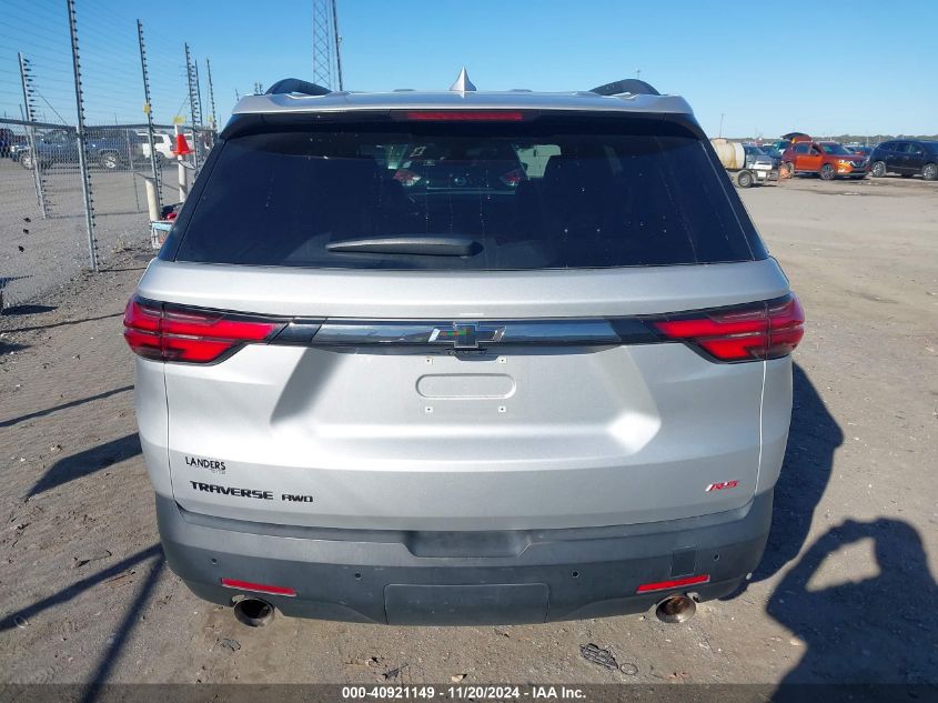 2022 Chevrolet Traverse Awd Rs VIN: 1GNEVJKW2NJ145242 Lot: 40921149