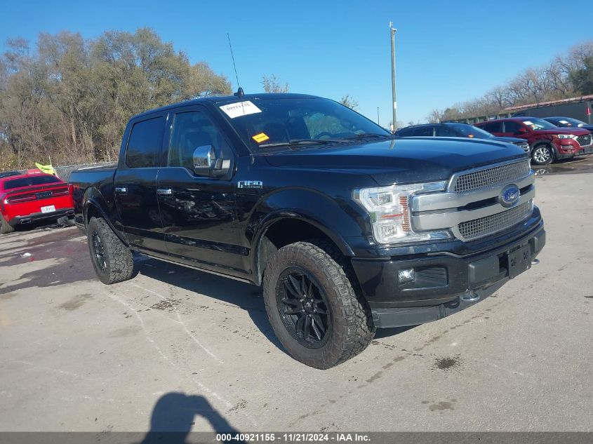 2020 Ford F-150 Platinum VIN: 1FTEW1E45LFB09044 Lot: 40921155