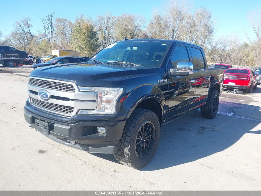 2020 Ford F-150 Platinum VIN: 1FTEW1E45LFB09044 Lot: 40921155