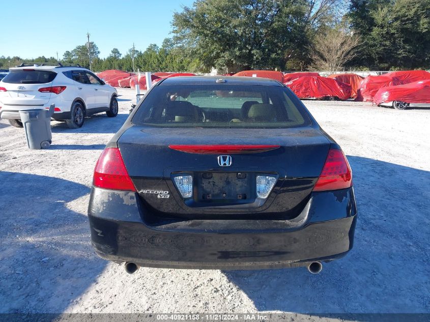 2006 Honda Accord 3.0 Ex VIN: 1HGCM66556A063185 Lot: 40921158