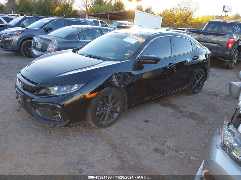 VIN SHHFK7H69MU206056 2021 Honda Civic, EX no.2