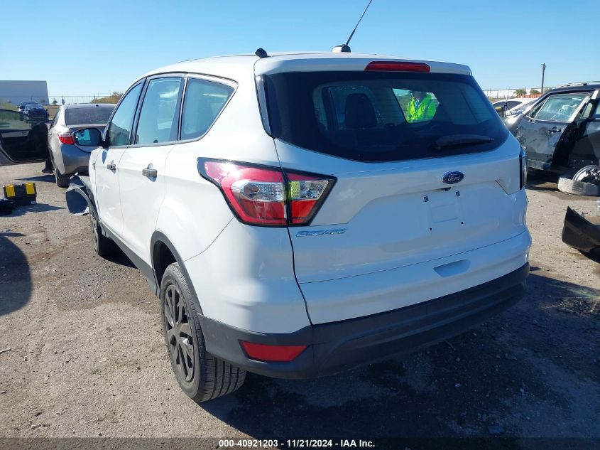 2018 Ford Escape S VIN: 1FMCU0F79JUB11027 Lot: 40921203