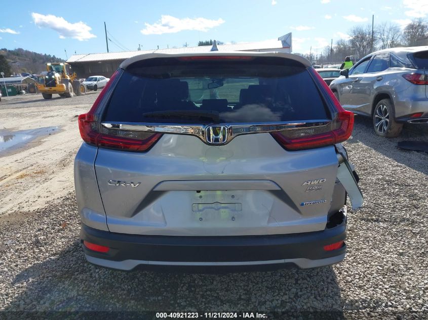 2022 Honda Cr-V Hybrid Ex-L VIN: 5J6RT6H82NL046604 Lot: 40921223