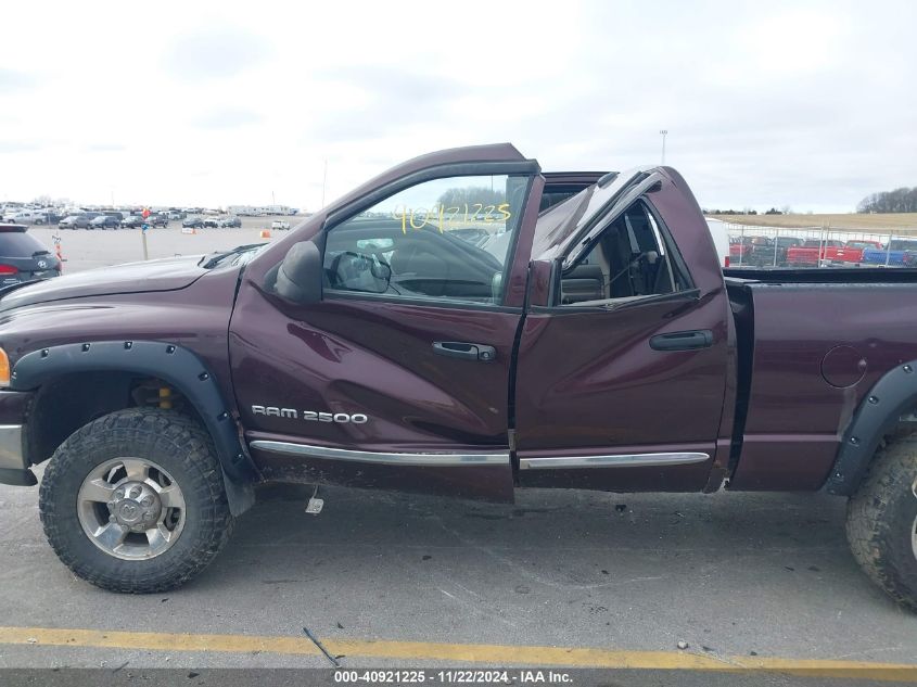 2005 Dodge Ram 2500 Slt/Laramie VIN: 3D7KS28C35G781179 Lot: 40921225