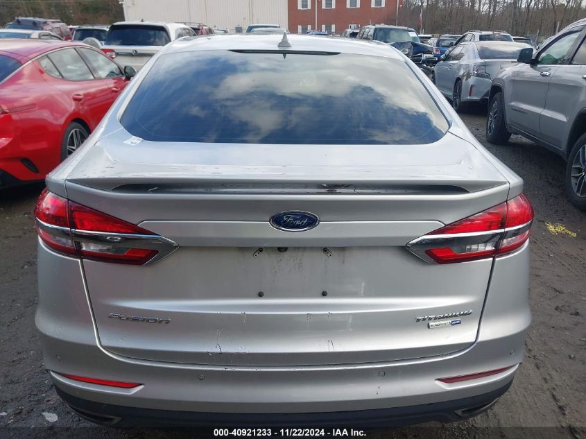 2019 Ford Fusion Titanium VIN: 3FA6P0D99KR184359 Lot: 40921233