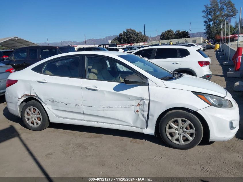 2013 Hyundai Accent Gls VIN: KMHCT4AE2DU535962 Lot: 40921278