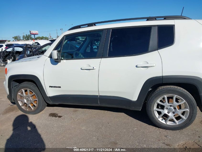 2019 Jeep Renegade Latitude Fwd VIN: ZACNJABB7KPK02271 Lot: 40921317