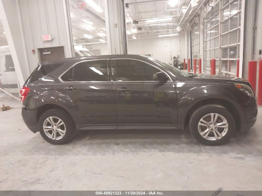 2016 Chevrolet Equinox Ls VIN: 2GNALBEK3G6227547 Lot: 40921323