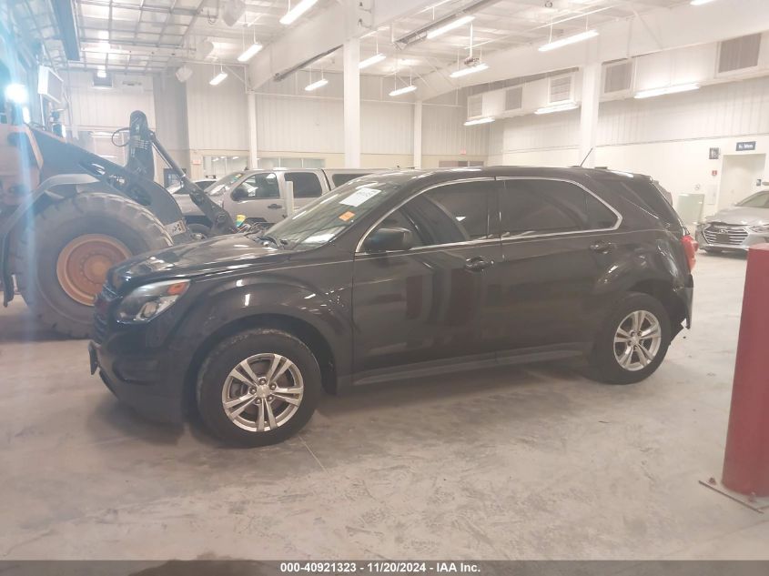 2016 Chevrolet Equinox Ls VIN: 2GNALBEK3G6227547 Lot: 40921323