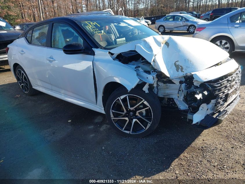 2024 Nissan Sentra Sr Xtronic Cvt VIN: 3N1AB8DV9RY323617 Lot: 40921333