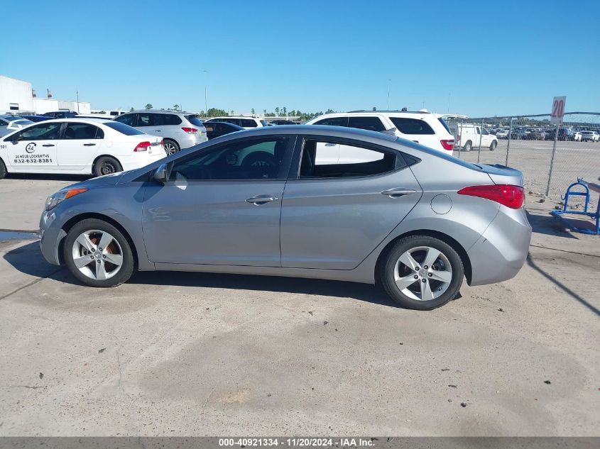 2013 Hyundai Elantra Gls VIN: KMHDH4AE0DU928686 Lot: 40921334