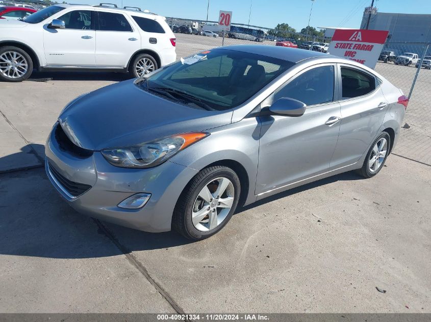 2013 Hyundai Elantra Gls VIN: KMHDH4AE0DU928686 Lot: 40921334