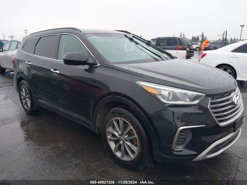 2017 Hyundai Santa Fe Se VIN: KM8SM4HF7HU177447 Lot: 40921336