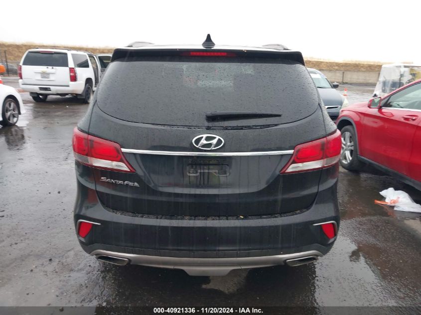 2017 Hyundai Santa Fe Se VIN: KM8SM4HF7HU177447 Lot: 40921336