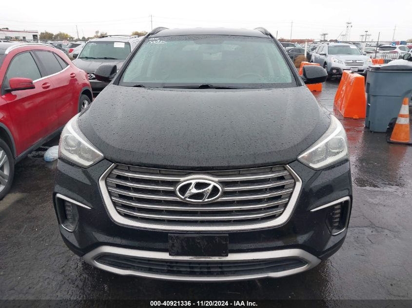 2017 Hyundai Santa Fe Se VIN: KM8SM4HF7HU177447 Lot: 40921336