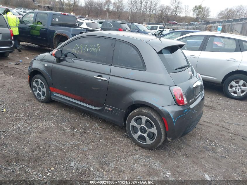 2015 Fiat 500E Battery Electric VIN: 3C3CFFGE2FT549702 Lot: 40921368