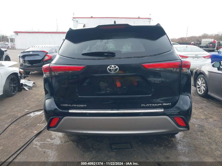 2021 Toyota Highlander Platinum VIN: 5TDFZRBH0MS147364 Lot: 40921374