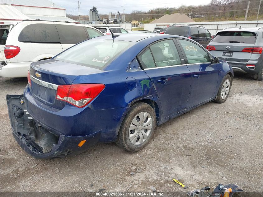 2012 Chevrolet Cruze Ls VIN: 1G1PC5SH7C7377581 Lot: 40921386